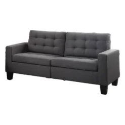 72" Earsom Sofa Gray Linen - Acme Furniture -Furniture Specialty Store GUEST e443eb28 d543 4094 ac44 631ec87ef4bb