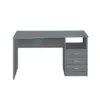 Classic Computer Desk With Multiple Drawers Gray - Techni Mobili -Furniture Specialty Store GUEST e44ba94f 86c1 4440 9c7b 76313e90102c