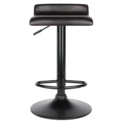 Set Of 2 Paris Airlift Adjustable Swivel Stool With Faux Leather Seat And Black Metal Base Espresso/Black - Winsome -Furniture Specialty Store GUEST e5217c21 b885 46c5 a89e 12e193947735