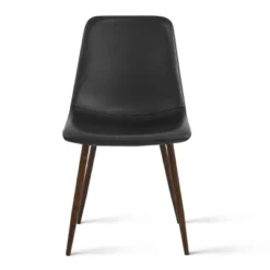 Set Of 4 Bingo Faux Leather Dining Chair Walnut Leg-Maison Boucle‎ -Furniture Specialty Store GUEST e53de9cc d469 47dc bf88 421e7ce03191