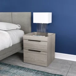 Carter Modern Double Drawer Nightstand - Eco Dream -Furniture Specialty Store GUEST e5672835 2d56 4ea5 ba7b c4fbf9f8c5d7