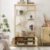 7-Tier Rattan Storage Bookshelf With 2 Doors, Natural – ModernLuxe -Furniture Specialty Store GUEST e5c56ed5 d7bd 4b8d 8587 99fde2ad7d2c