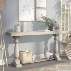 59" Cason Rustic Console Table - HOMES: Inside + Out -Furniture Specialty Store GUEST e5dc82e6 b867 4abd 9821 ac3776a937f9