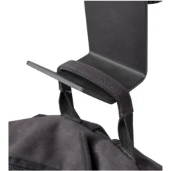 Stand Up Desk Store Clamp-On Under Desk Headphone Hanger, Backpack Hook, And Purse Holder - Black
