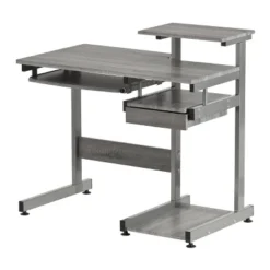 Complete Computer Workstation Desk Gray - Techni Mobili -Furniture Specialty Store GUEST e7bebac8 1546 424e 8513 451d314fa40c