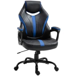 Vinsetto Racing Style Gaming Chair Ergonomic High Back Computer Office Chair PU Leather With 360° Swivel Rocking Adjustable Height Padded Armrest -Furniture Specialty Store GUEST e811c99f 1e4f 4214 be80 0b143bfb6f5c