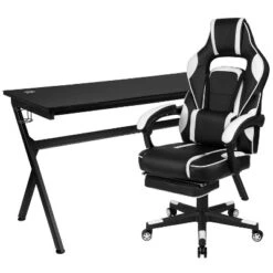 Flash Furniture Gaming Desk With Cup Holder/Headphone Hook/Removable Mousepad Top & Reclining Back/Arms Gaming Chair With Footrest 32 Flash Furniture Gaming Desk With Cup Holder/Headphone Hook/Removable Mousepad Top & Reclining Back/Arms Gaming Chair With Footrest -Furniture Specialty Store GUEST e83372ce 1d7b 4bba b0a1 0286982c596f