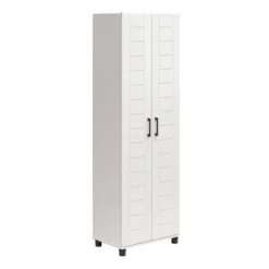Portford 24" Wide 2 Door Shiplap Cabinet White - Room & Joy -Furniture Specialty Store GUEST e8bb1405 6d7c 4067 8e99 d2eb536345ee