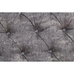 90" Elozzol Sofa Fabric/Antique Bronze Finish - Acme Furniture -Furniture Specialty Store GUEST e8fef40a 5a12 40d5 b5fe 8089e2e47f5e