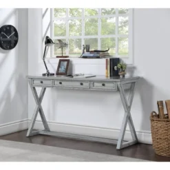 Neats 3 Drawer Console Table Light Gray - Treasure Trove Accents -Furniture Specialty Store GUEST e9239ff8 04f4 43ba 9034 5c7916559543