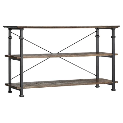 Ronay Rustic Industrial Console Table - Inspire Q® 9 Ronay Rustic Industrial Console Table - Inspire Q® - Image 7