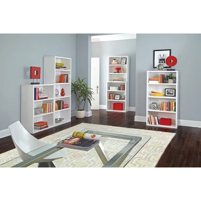 72.77" 5 Shelf Bookshelf White - ClosetMaid 4 72.77" 5 Shelf Bookshelf White - ClosetMaid - Image 2