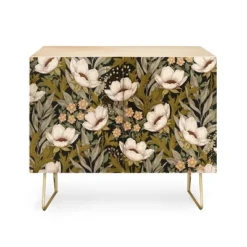 Avenie Floral Meadow Spring Green Credenza - Deny Designs -Furniture Specialty Store GUEST ea642b39 761f 4e9f ab03 e32ada88e8b8