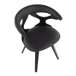 Gardenia PU Leather/Wood Dining Chair Black - LumiSource -Furniture Specialty Store GUEST eadd8418 3783 4a5f a396 cf64fb972900