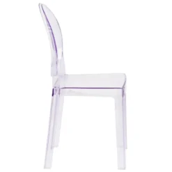 Flash Furniture Ghost Chair With Oval Back In Transparent Crystal -Furniture Specialty Store GUEST eae65e0b 5882 47b9 b6cd 065409ace1fe