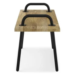 Sera Small Entryway Bench Natural - WyndenHall -Furniture Specialty Store GUEST eb61a380 1be5 4d38 97d2 3099554dd64c