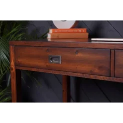 48" Leanna Wood Writing Desk Brown - Abbyson Living -Furniture Specialty Store GUEST ebedf4cb 530a 4fa1 b23b b6f633df427e