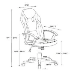 Landy Game Office Chair Pink - Linon -Furniture Specialty Store GUEST ec571823 6f70 47c5 a369 a5c417d7ef1e