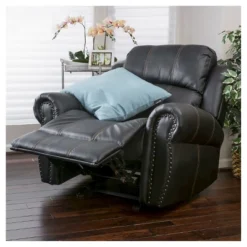 Charlie Faux Leather Glider Recliner Club Chair - Christopher Knight Home -Furniture Specialty Store GUEST ecfa20c0 8138 4a3b 8388 3e82a7b2d964