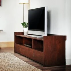Flatcar Multi Functional Storage TV Stand For TVs Up To 65" Vintage Walnut - HOMES: Inside + Out -Furniture Specialty Store GUEST ed778621 554e 4bbd 89a5 731425bbdbb9