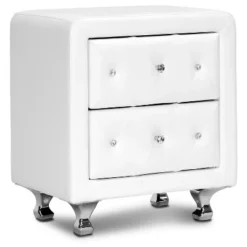 Stella Crystal Modern Nightstand - Baxton Studio -Furniture Specialty Store GUEST ed8353f8 976b 446e b0f2 0b6fd12e02dd