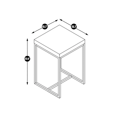 Lame Side Table - Chic Home Design 3 Lame Side Table - Chic Home Design