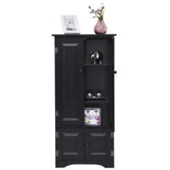 Costway Accent Storage Cabinet Adjustable Shelves Antique 2 Door Floor Cabinet Black 19 Costway Accent Storage Cabinet Adjustable Shelves Antique 2 Door Floor Cabinet Black -Furniture Specialty Store GUEST ee65e70b d9ee 44e2 96ec 1a92d0c4a2dd