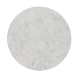 Vebell Round End Table White/Natural - Aiden Lane -Furniture Specialty Store GUEST ee68d247 5b0b 4b9f 9751 b578fc6b5a0f