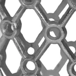 Lenhart Modern Glam Handcrafted Marble Top Aluminum Side Table Nickel/White - Christopher Knight Home -Furniture Specialty Store GUEST ee7101a1 56fc 481a aab7 b0e187380149