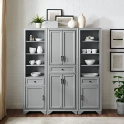 3pc Tara Pantry Set - Pantry And 2 Linen Cabinets - Crosley 25 3pc Tara Pantry Set - Pantry And 2 Linen Cabinets - Crosley -Furniture Specialty Store GUEST eeb8aced 3d92 49e8 a9f5 a8a32e908a2d