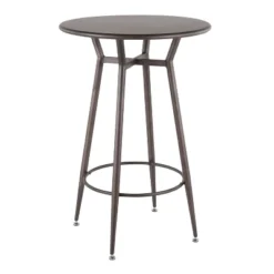 Clara Industrial Round Bar Table - LumiSource -Furniture Specialty Store GUEST eeddb4a4 639f 466f 8a11 b6d8654515eb