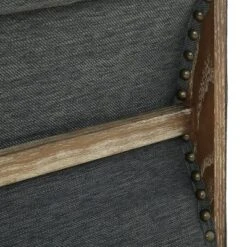 Saragus Chesterfield Tufted 3 Seater Sofa With Nailhead Trim Charcoal/Dark Brown - Christopher Knight Home -Furniture Specialty Store GUEST ef3630d6 f190 40bd bb9a cf2f219b87aa