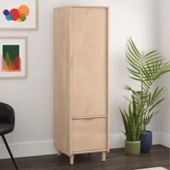 Clifford Place Storage Cabinet With File Natural Maple - Sauder
