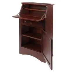 Regalia Secretary Desk Walnut - Winsome -Furniture Specialty Store GUEST f0a7e02b 76eb 4f41 9c6c 07b4a30f07de