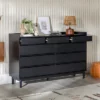 Mid-Century Modern Solid Wood 9 Drawer Horizontal Dresser - Saracina Home -Furniture Specialty Store GUEST f176c3db 1b14 45c2 9867 81105d3aa278