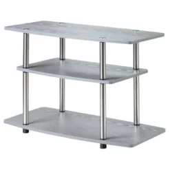 Designs2Go 3 Tier TV Stand For TVs Up To 32" - Breighton Home -Furniture Specialty Store GUEST f2057513 5090 4bc2 9d47 7852536f70de