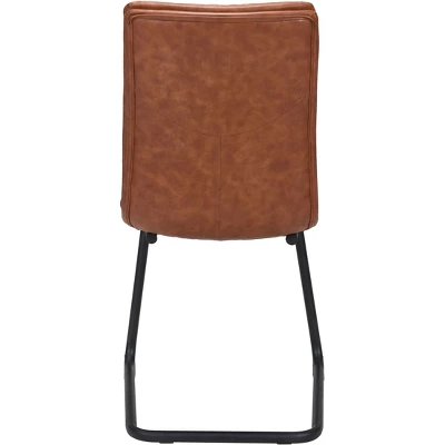 Set Of 2 Ruth Dining Chairs Vintage Brown - ZM Home 6 Set Of 2 Ruth Dining Chairs Vintage Brown - ZM Home - Image 4