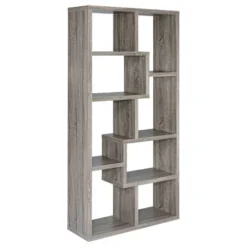 70.75" Theo 8 Shelf Bookcase - Coaster -Furniture Specialty Store GUEST f2ba383b 5635 4f00 b85c 0e0e554bd5a1