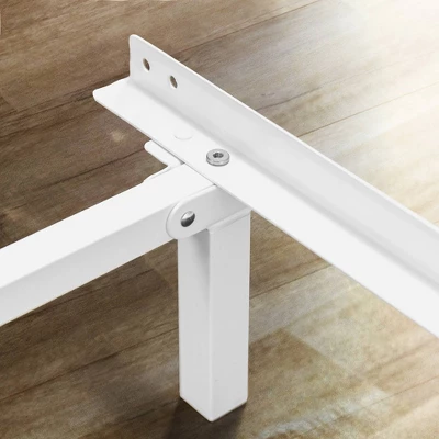 7" Compack Metal Bed Frame White - Zinus 4 7" Compack Metal Bed Frame White - Zinus - Image 2
