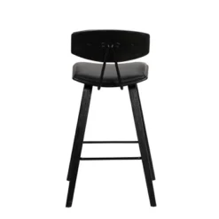 25.5" Fox Faux Leather Wood Counter Height Barstool - Armen Living -Furniture Specialty Store GUEST f2f32426 87a6 44ad 9c54 4a403976ca70