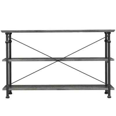 Ronay Rustic Industrial Console Table - Inspire Q® 6 Ronay Rustic Industrial Console Table - Inspire Q® - Image 4