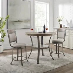 5pc Angelo Counter Height Dining Set - Powell -Furniture Specialty Store GUEST f3ccd4a5 5c69 415c 906b d954d15e6d22