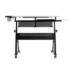 Core Drawing Table And Stool Set Charcoal Black/White - Studio Designs -Furniture Specialty Store GUEST f3f521bd c9f8 4ef5 b276 4527a01713ef
