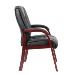 Mid-Back Wood Finished Guest Chair - Boss Office Products -Furniture Specialty Store GUEST f4154b32 7080 4226 b243 833f022fc97a