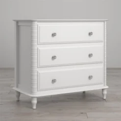 Little Seeds Rowan Valley Linden 3 Drawer Dresser With Wood Feet, White -Furniture Specialty Store GUEST f418a46b 9cc9 464d b461 54131f1aee3f