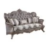 90" Elozzol Sofa Fabric/Antique Bronze Finish - Acme Furniture -Furniture Specialty Store GUEST f4320b28 9594 415f 96cc 2e55ab1207ca