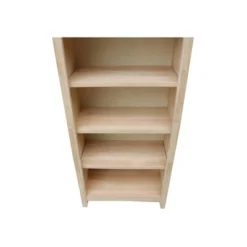 48"x24" Shaker Bookcase Unfinished - International Concepts -Furniture Specialty Store GUEST f4be9319 c59a 4edf 80c8 b41f3ee3d0af