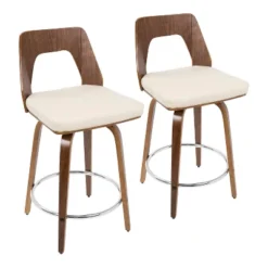 Set Of 2 Trilogy Upholstered Counter Height Barstools - Lumisource -Furniture Specialty Store GUEST f5245cf7 8b55 4920 8be9 1eb162d0cd02