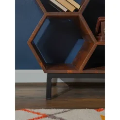 34" Miora Bookshelf Brown - Powell Company -Furniture Specialty Store GUEST f530bb2e d0a3 478a 80d1 c674507ea1f4