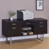 Lawtey 5 Drawer Credenza Cappuccino - Coaster -Furniture Specialty Store GUEST f5539db3 8321 4e5c be12 bbda04676713